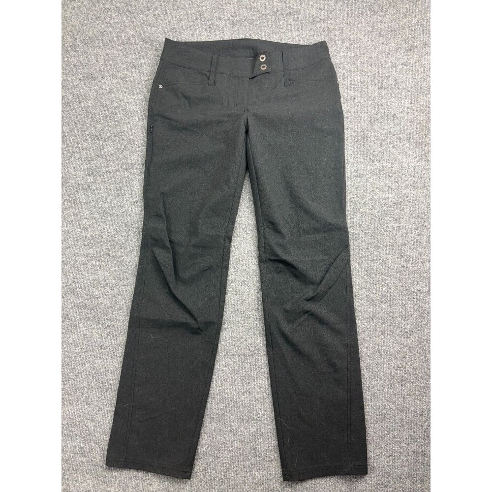 Exofficio Pants Women's XS Charcoal Gray Bootcut Casual Mid Rise Polyester Nylon